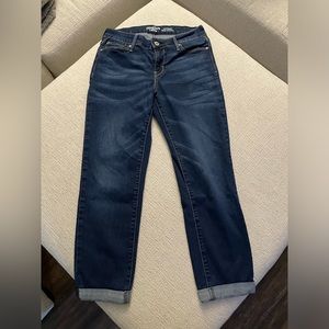 Jeans slim cuffed ankle crop jeans Size 8